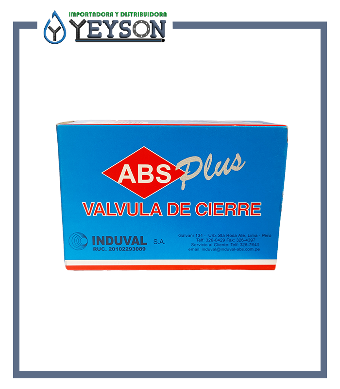 Válvula de cierre Abs